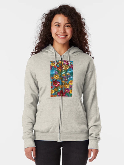 3d Colorful Flowers Backgroun, Floral Pattern