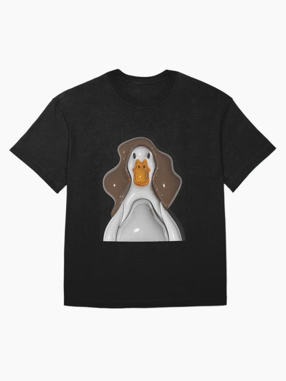 3d metallic duck