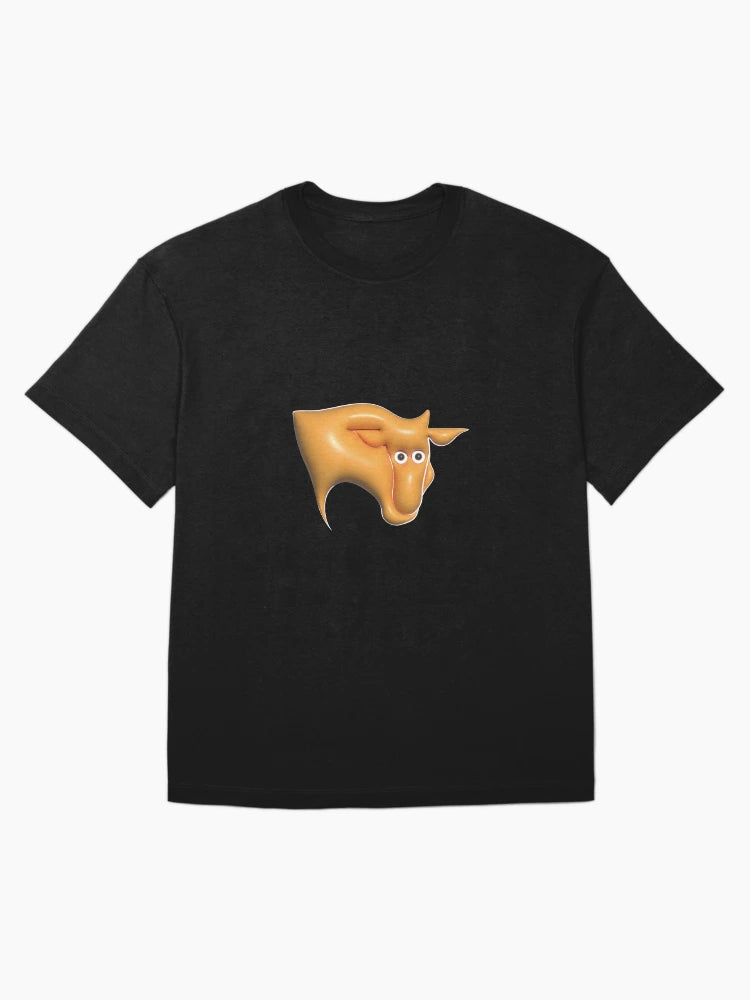 3d orange cow