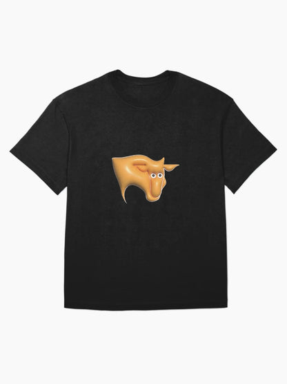 3d orange cow