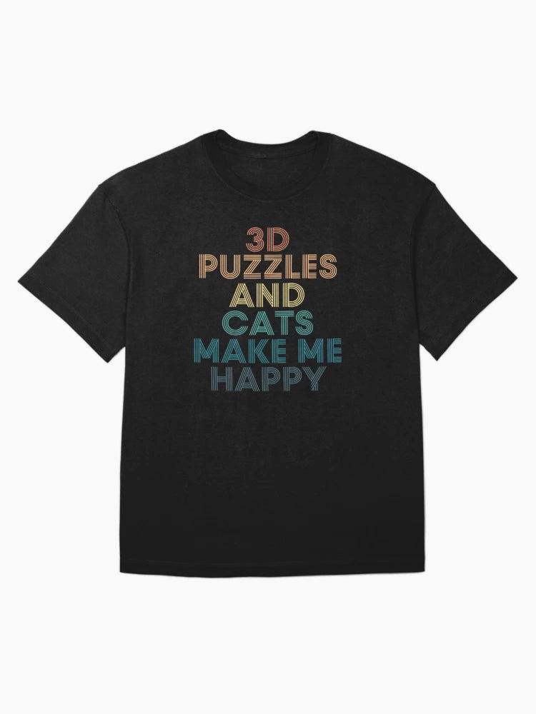 3d Puzzles And Cats Make Me Happy