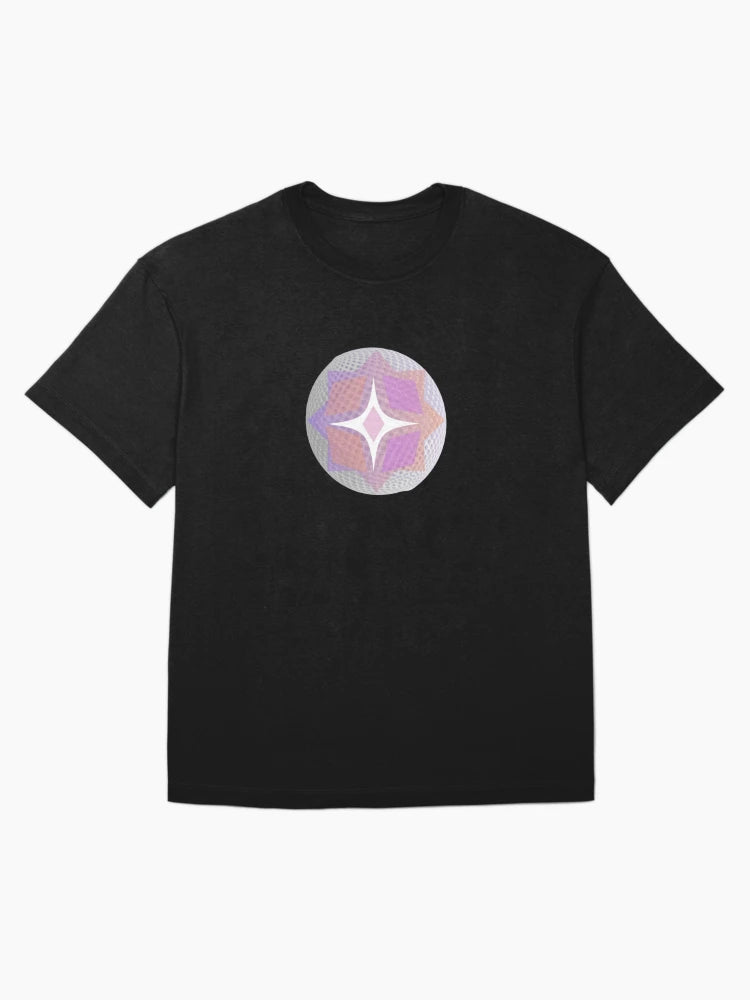 3D Polka Purple Grey Orange