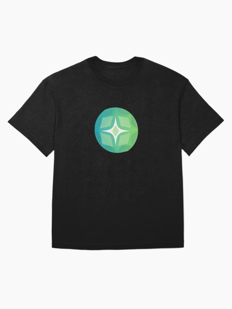 3D Polka Sea Green