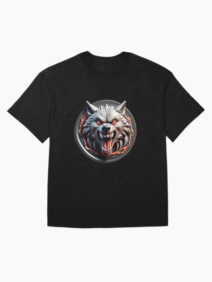 3D terrifying wolf