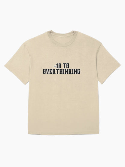 +10 to Overthinking - Funny RPG Stat Block Shirt for Tabletop Nerds and Overthinkers