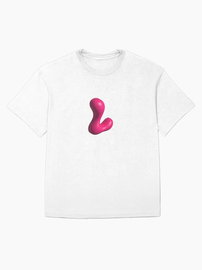 3D Pink Jelly Letter L – Glossy Bubble Alphabet Art
