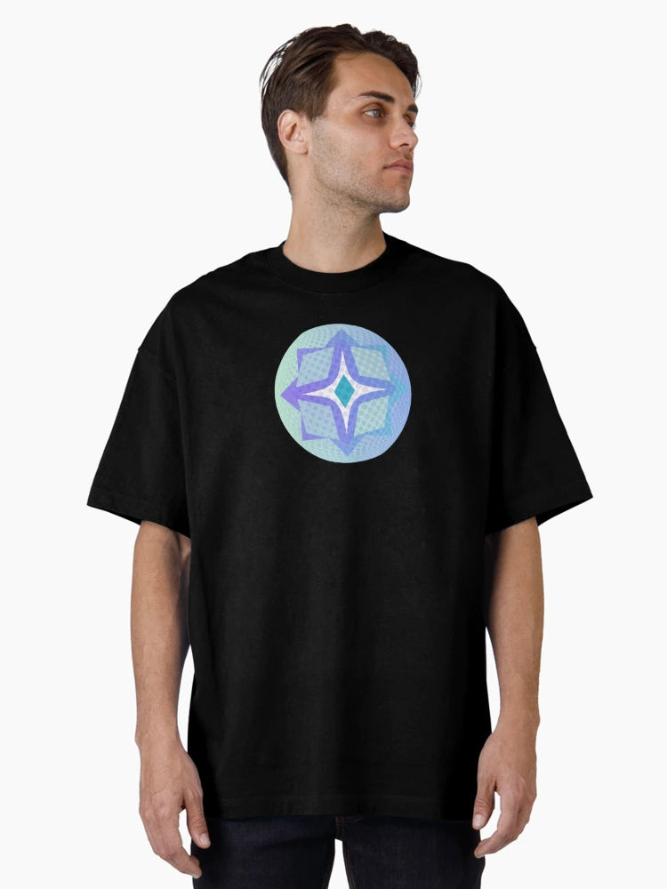 3D Polka Blue