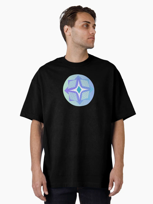 3D Polka Blue