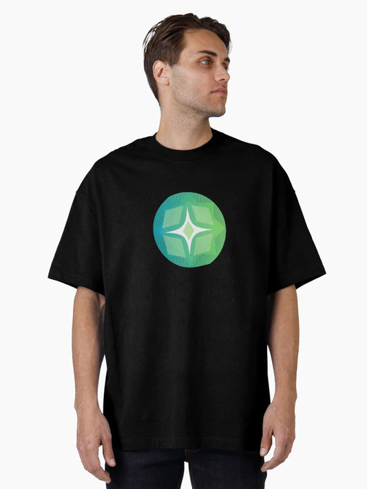 3D Polka Sea Green