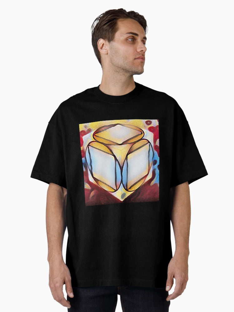 3D square in circle