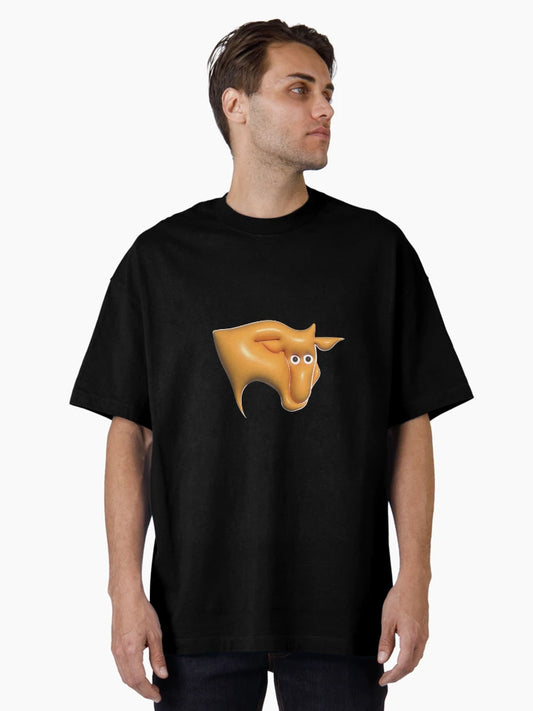3d orange cow