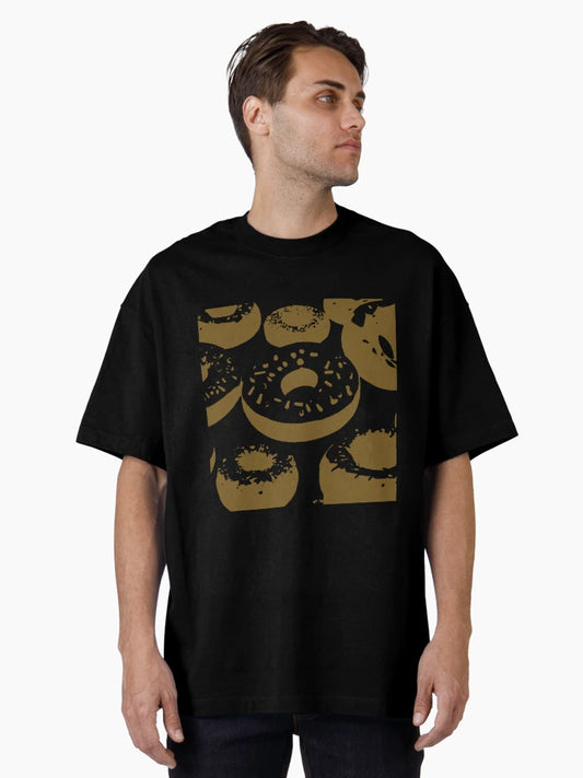 3D Donuts - Brown on a Dark Background