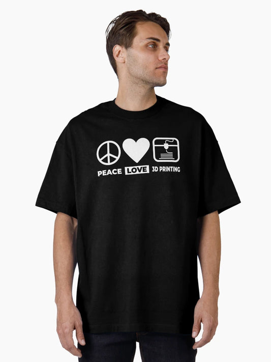3D Printer Funny 3D Printer Peace Love 3D Printing