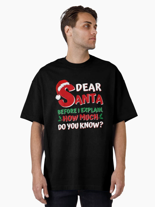 2021 Funny Christmas s Kids Adults Santa I Can Explain