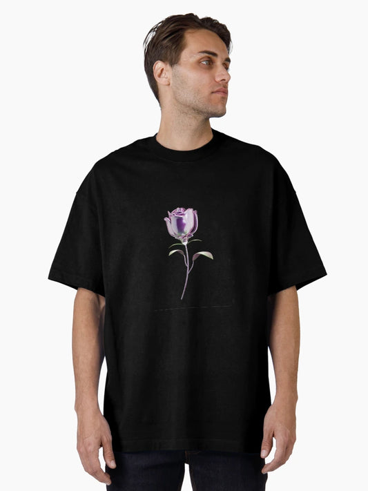 3d chrome rose