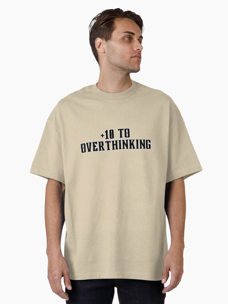 +10 to Overthinking - Funny RPG Stat Block Shirt for Tabletop Nerds and Overthinkers