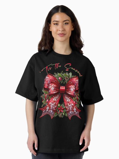 'Tis The Season! Red Bow Wreath