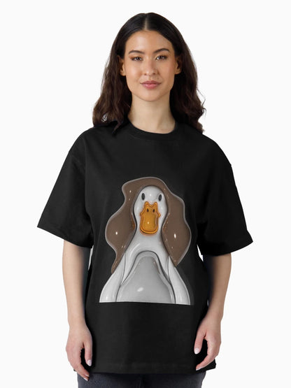 3d metallic duck