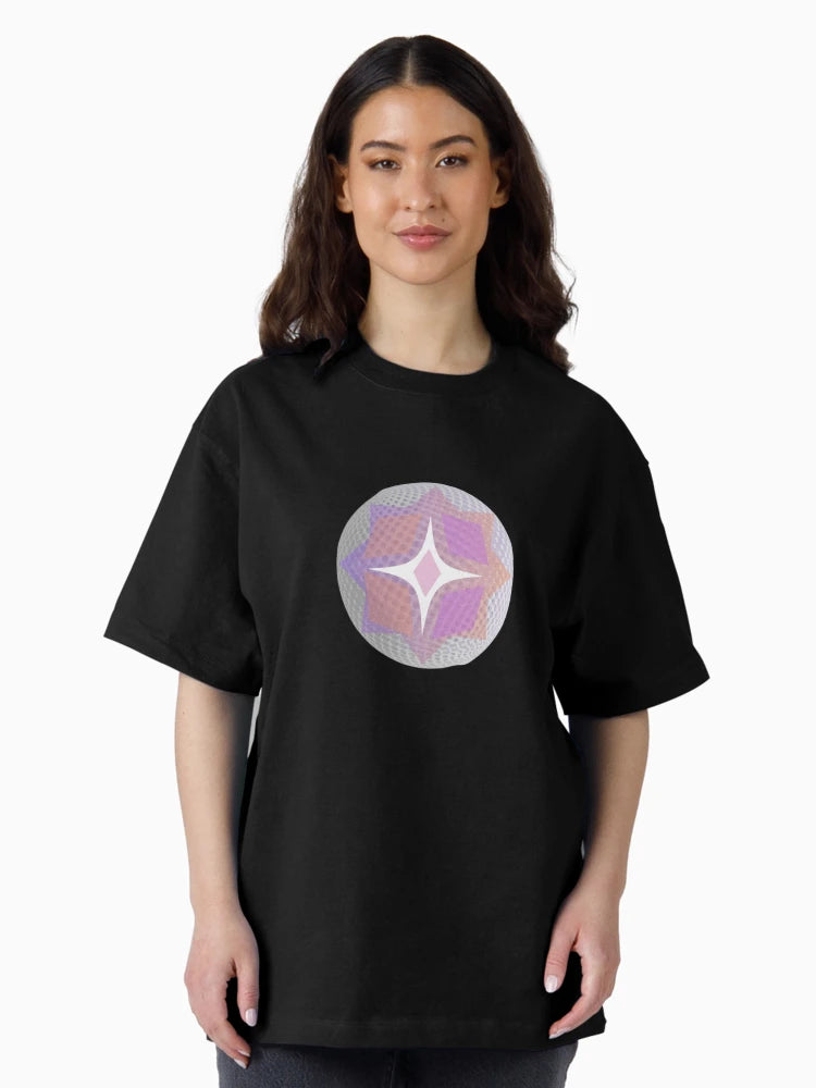 3D Polka Purple Grey Orange