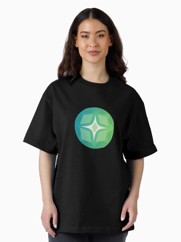 3D Polka Sea Green