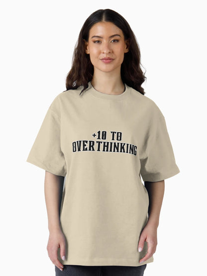 +10 to Overthinking - Funny RPG Stat Block Shirt for Tabletop Nerds and Overthinkers