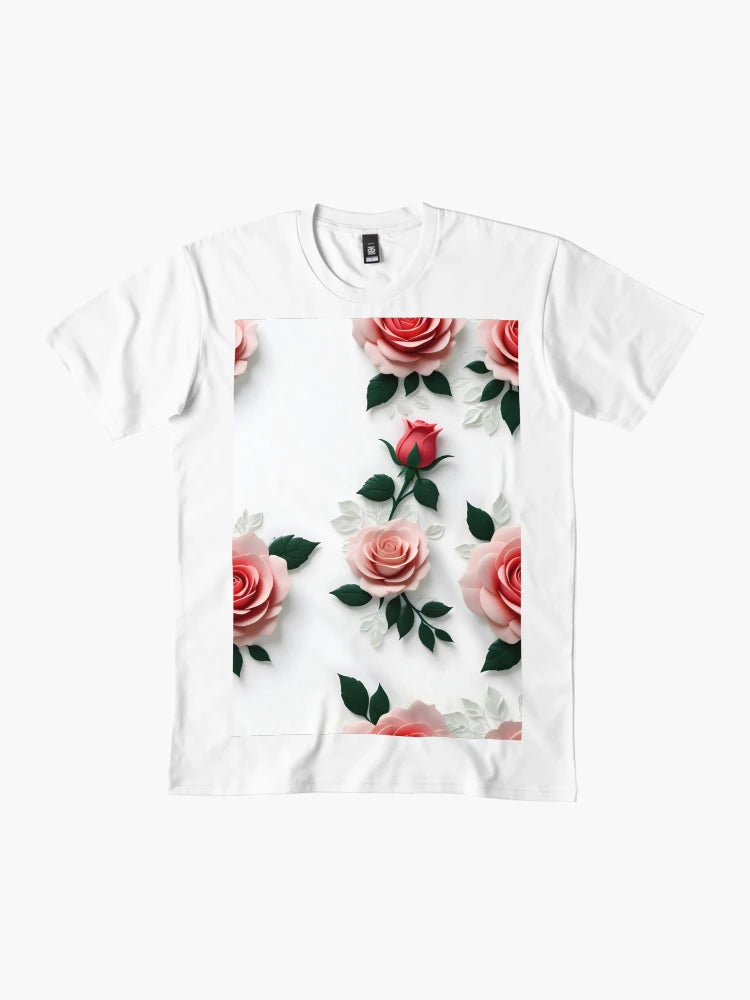 3D Red rose