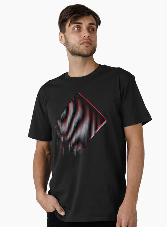 3D Minimal Techno Chaos. Modern Art.
