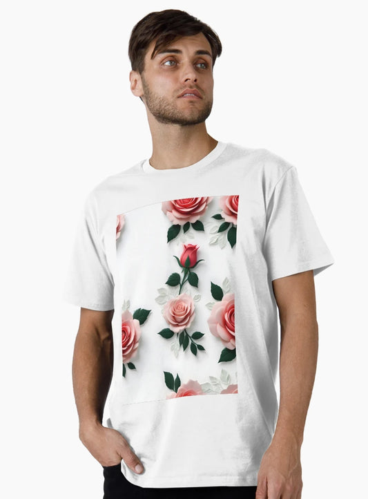 3D Red rose