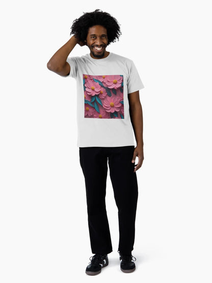 3D flowers, pink