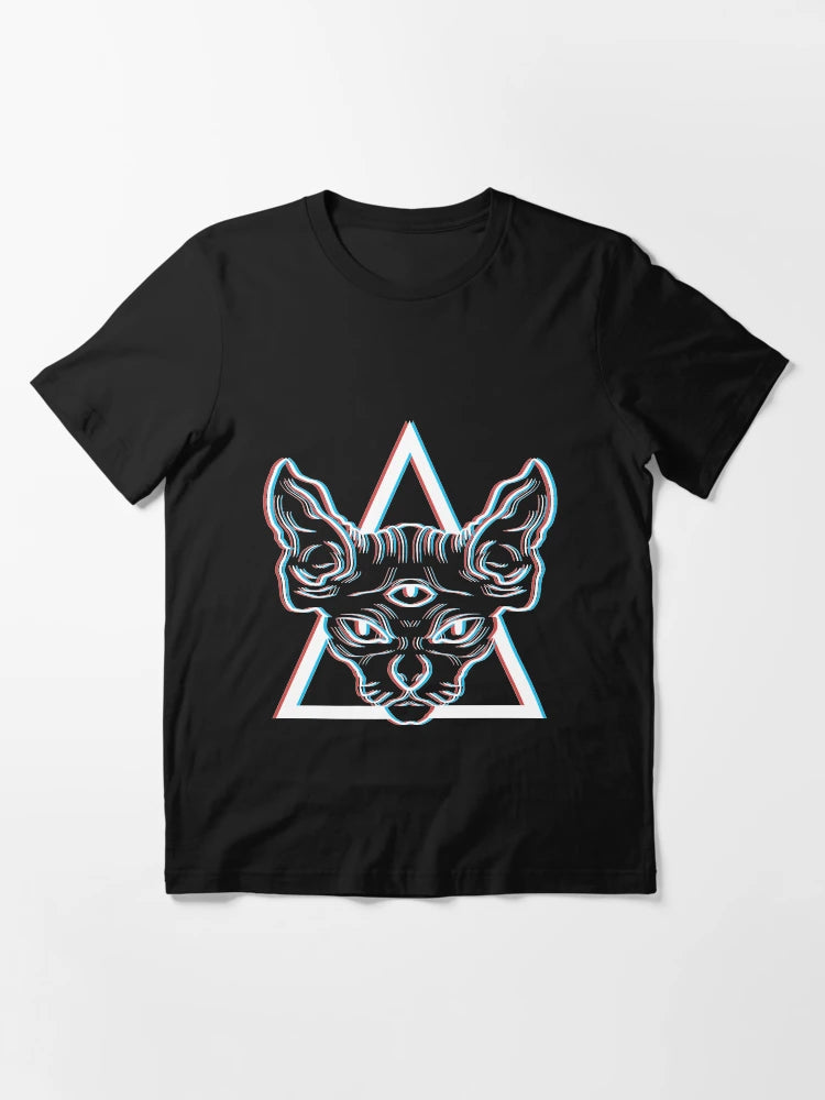 3d white cat