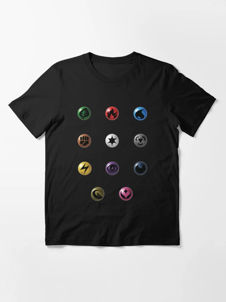3D Energy Types Sticker Pack