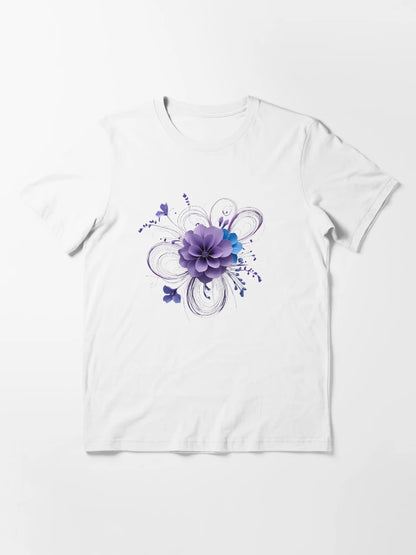 3D delicate purple  flower