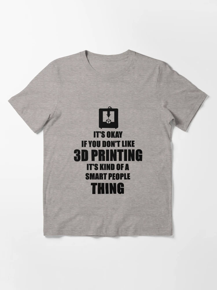 3D printer printing saying hobby gift idea
