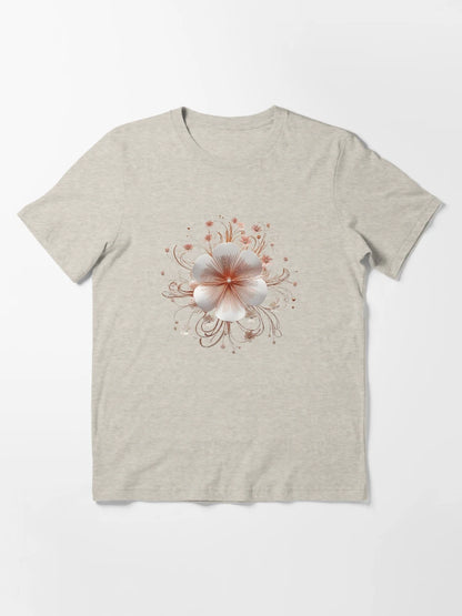 3D delicate lacey pink & flower